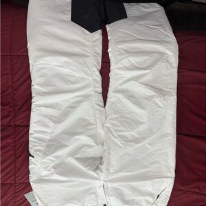 White woman’s snow Pants
